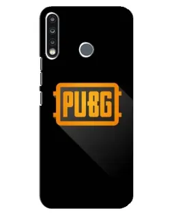 Чохол для TECNO Spark 4 з картинкою «PUBG — рамка лого»