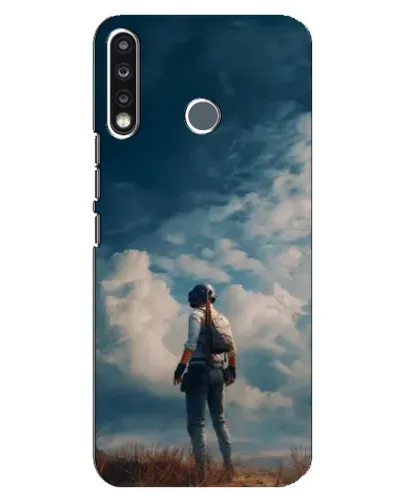Чохол для TECNO Spark 4 з картинкою «Герой PUBG на скелі» Чохол для TECNO Spark 4 з картинкою «Герой PUBG на скелі»