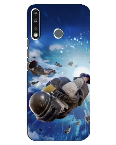 Чохол для TECNO Spark 4 з картинкою «Десант PUBG — стрибок» Чохол для TECNO Spark 4 з картинкою «Десант PUBG — стрибок»