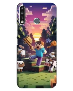 Чохол для TECNO Spark 4 з картинкою «Стів на фермі» Чохол для TECNO Spark 4 з картинкою «Стів на фермі»