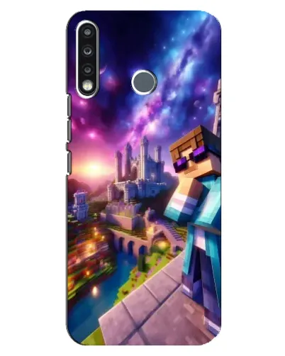 Чохол для TECNO Spark 4 з картинкою «Стів та космос» Чохол для TECNO Spark 4 з картинкою «Стів та космос»