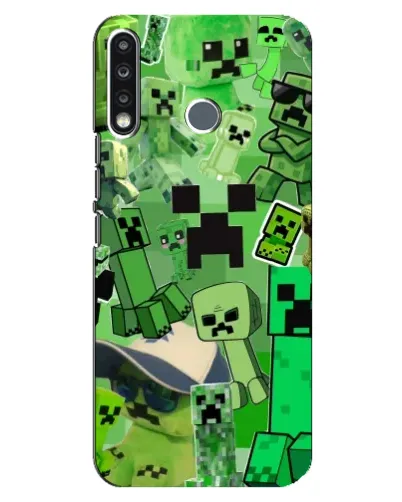 Чохол для TECNO Spark 4 з картинкою «Кріпери Minecraft» Чохол для TECNO Spark 4 з картинкою «Кріпери Minecraft»