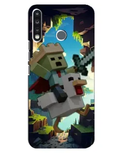 Чохол для TECNO Spark 4 з картинкою «Стів та гусь» Чохол для TECNO Spark 4 з картинкою «Стів та гусь»