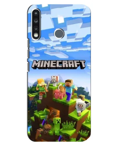 Чохол для TECNO Spark 4 з картинкою «Minecraft класичний світ» Чохол для TECNO Spark 4 з картинкою «Minecraft класичний світ»
