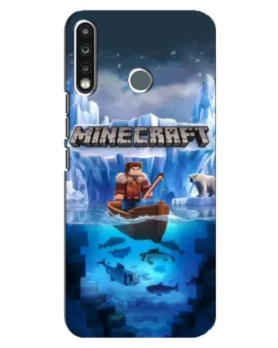 Чохол для TECNO Spark 4 з картинкою «Minecraft льодянийсвіт» Чохол для TECNO Spark 4 з картинкою «Minecraft льодянийсвіт»