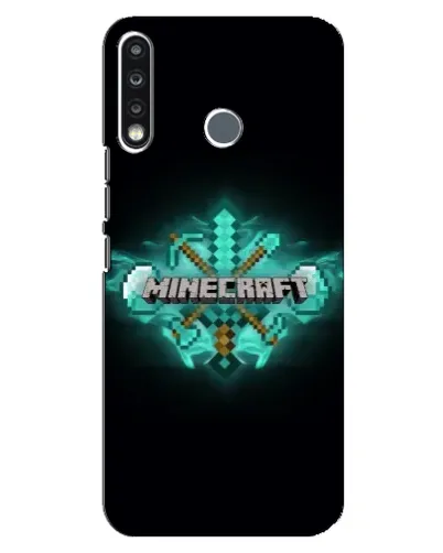 Чохол для TECNO Spark 4 з картинкою «Minecraft Diamond лого» Чохол для TECNO Spark 4 з картинкою «Minecraft Diamond лого»