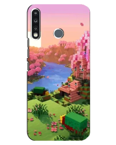 Чохол для TECNO Spark 4 з картинкою «Рожеве дерево Minecraft» Чохол для TECNO Spark 4 з картинкою «Рожеве дерево Minecraft»