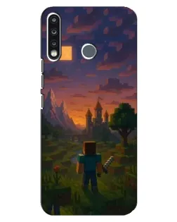 Чохол для TECNO Spark 4 з картинкою «Стів біля вежі»