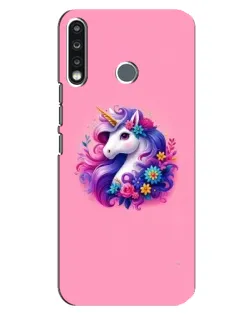 Чехол для TECNO Spark 4 с картинкой «Сказочный единорог»