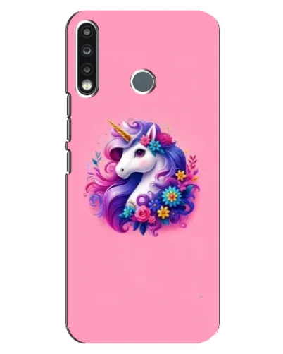 Чехол для TECNO Spark 4 с картинкой «Сказочный единорог»