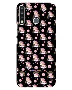 Чехол для TECNO Spark 4 с картинкой «Magic Unicorn паттерн»