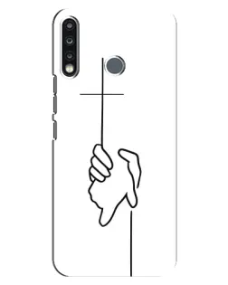 Чехол для TECNO Spark 4 с картинкой «Рука держит» Чехол для TECNO Spark 4 с картинкой «Рука держит»