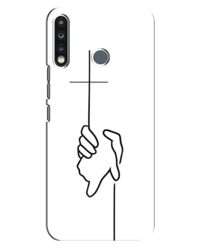 Чехол для TECNO Spark 4 с картинкой «Рука держит» Чехол для TECNO Spark 4 с картинкой «Рука держит»