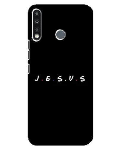 Чехол для TECNO Spark 4 с картинкой «Точки веры J.E.S.U.S.» Чехол для TECNO Spark 4 с картинкой «Точки веры J.E.S.U.S.»
