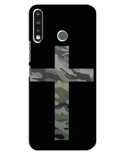 Чехол для TECNO Spark 4 с картинкой «Милитари Крест» Чехол для TECNO Spark 4 с картинкой «Милитари Крест»
