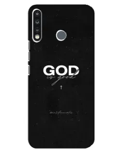 Чехол для TECNO Spark 4 с картинкой «GOD — Бог над всем»