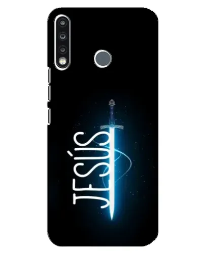 Чехол для TECNO Spark 4 с картинкой «Меч Духа Jesus» Чехол для TECNO Spark 4 с картинкой «Меч Духа Jesus»