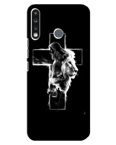 Чехол для TECNO Spark 4 с картинкой «Сияющий крест Jesus» Чехол для TECNO Spark 4 с картинкой «Сияющий крест Jesus»