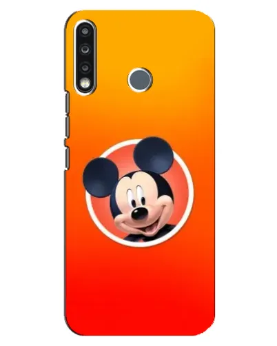Чехол для TECNO Spark 4 с картинкой «Mickey в круге»