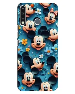 Чехол для TECNO Spark 4 с картинкой «Паттерн Микки и Минни» Чехол для TECNO Spark 4 с картинкой «Паттерн Микки и Минни»