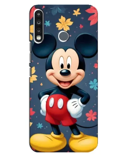Чехол для TECNO Spark 4 с картинкой «Осенний Mickey Mouse»