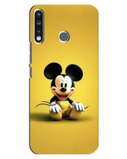 Чехол для TECNO Spark 4 с картинкой «Микки на желтом» Чехол для TECNO Spark 4 с картинкой «Микки на желтом»