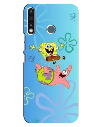 Чохол для TECNO Spark 4 з картинкою «Спанч Боб та Патрік» Чохол для TECNO Spark 4 з картинкою «Спанч Боб та Патрік»
