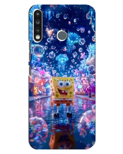 Чохол для TECNO Spark 4 з картинкою «Неоновий океан» Чохол для TECNO Spark 4 з картинкою «Неоновий океан»
