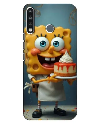 Чохол для TECNO Spark 4 з картинкою «Кухар Спанч Боб» Чохол для TECNO Spark 4 з картинкою «Кухар Спанч Боб»