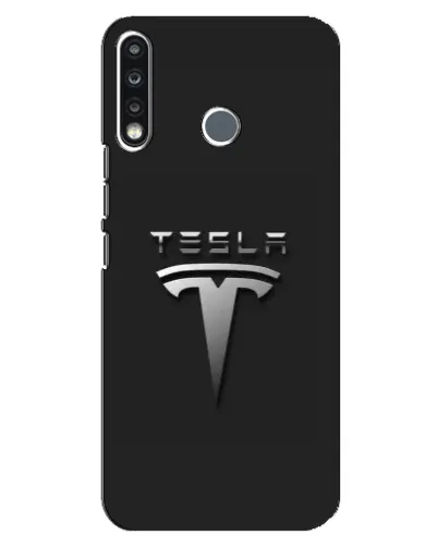 Чехол для TECNO Spark 4 с картинкой «Стальной логотип Tesla» Чехол для TECNO Spark 4 с картинкой «Стальной логотип Tesla»