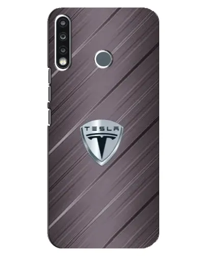 Чехол для TECNO Spark 4 с картинкой «Металлическая текстура Tesla» Чехол для TECNO Spark 4 с картинкой «Металлическая текстура Tesla»