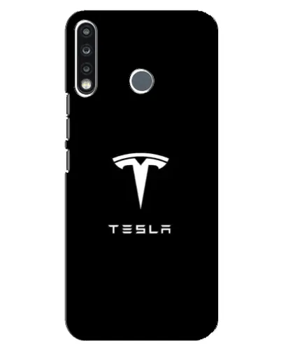 Чехол для TECNO Spark 4 с картинкой «Tesla White Logo» Чехол для TECNO Spark 4 с картинкой «Tesla White Logo»
