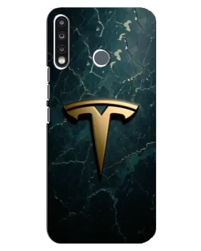 Чехол для TECNO Spark 4 с картинкой «Мраморная Tesla Gold» Чехол для TECNO Spark 4 с картинкой «Мраморная Tesla Gold»
