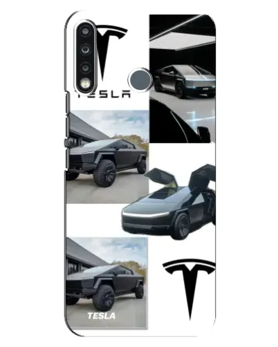 Чехол для TECNO Spark 4 с картинкой «Коллаж Cybertruck Tesla» Чехол для TECNO Spark 4 с картинкой «Коллаж Cybertruck Tesla»