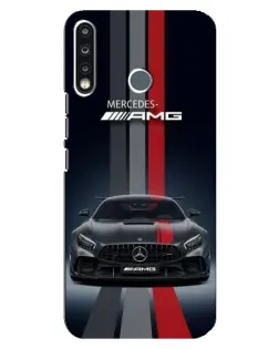 Чехол для TECNO Spark 4 с картинкой «Mercedes — белый карбон» Чехол для TECNO Spark 4 с картинкой «Mercedes — белый карбон»