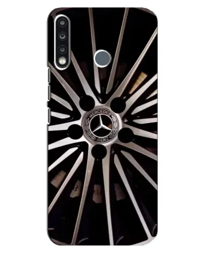 Чехол для TECNO Spark 4 с картинкой «Диск Mercedes»