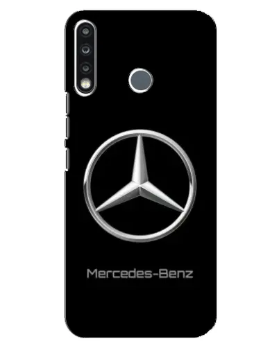 Чехол для TECNO Spark 4 с картинкой «Mercedes Silver Logo»