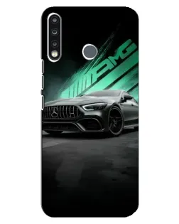 Чехол для TECNO Spark 4 с картинкой «Темный Mercedes AMG» Чехол для TECNO Spark 4 с картинкой «Темный Mercedes AMG»
