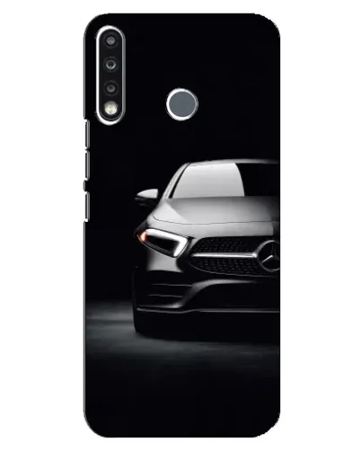 Чехол для TECNO Spark 4 с картинкой «Свет фар Mercedes»