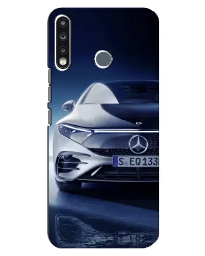 Чехол для TECNO Spark 4 с картинкой «Mercedes EQ — будущее»