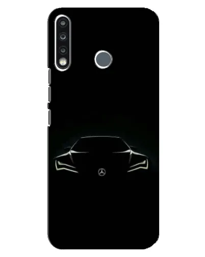 Чехол для TECNO Spark 4 с картинкой «Mercedes — силуэт авто» Чехол для TECNO Spark 4 с картинкой «Mercedes — силуэт авто»