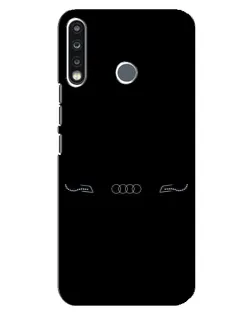 Чехол для TECNO Spark 4 с картинкой «Audi — световой подпись» Чехол для TECNO Spark 4 с картинкой «Audi — световой подпись»
