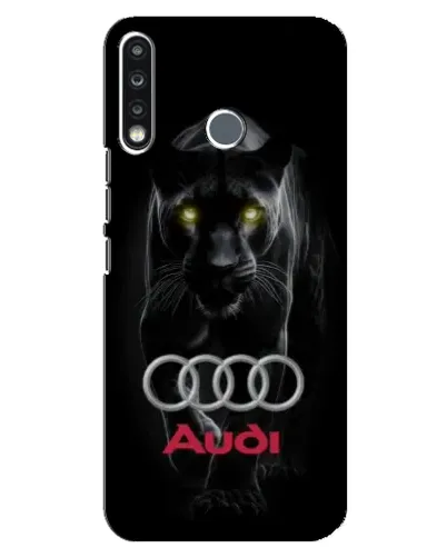 Чехол для TECNO Spark 4 с картинкой «Пантера и Audi» Чехол для TECNO Spark 4 с картинкой «Пантера и Audi»