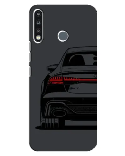 Чехол для TECNO Spark 4 с картинкой «Задняя часть Audi — арт» Чехол для TECNO Spark 4 с картинкой «Задняя часть Audi — арт»