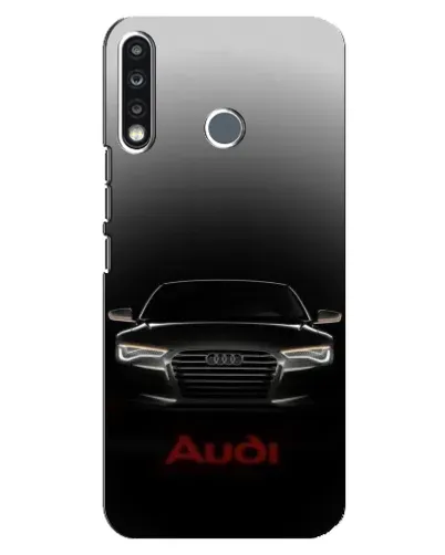 Чехол для TECNO Spark 4 с картинкой «Audi — градиентный контур» Чехол для TECNO Spark 4 с картинкой «Audi — градиентный контур»