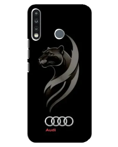 Чехол для TECNO Spark 4 с картинкой «Графика — пантера и Audi» Чехол для TECNO Spark 4 с картинкой «Графика — пантера и Audi»