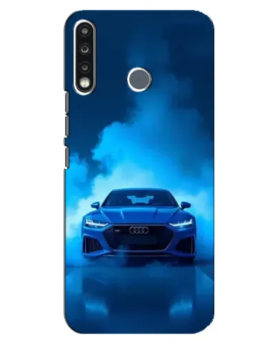 Чехол для TECNO Spark 4 с картинкой «Audi — голубая энергия» Чехол для TECNO Spark 4 с картинкой «Audi — голубая энергия»