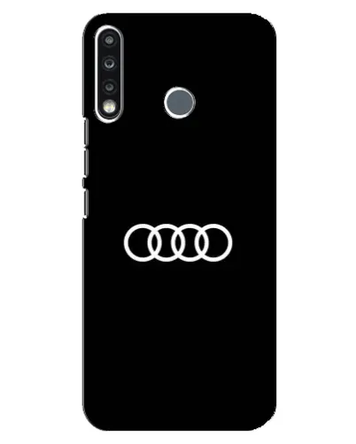 Чехол для TECNO Spark 4 с картинкой «Audi White Logo» Чехол для TECNO Spark 4 с картинкой «Audi White Logo»