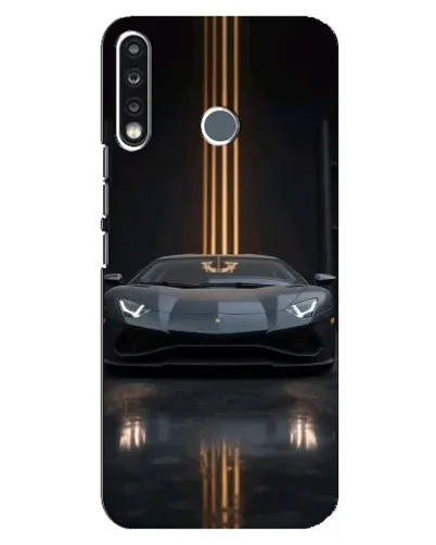 Чохол для TECNO Spark 4 з картинкою «Lamborghini золоті лінії» Чохол для TECNO Spark 4 з картинкою «Lamborghini золоті лінії»