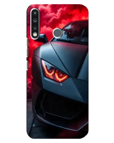 Чохол для TECNO Spark 4 з картинкою «Lamborghini червоне сяйво» Чохол для TECNO Spark 4 з картинкою «Lamborghini червоне сяйво»